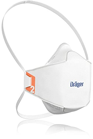 Dräger X-plore 1920 Masque FFP2 contre la poussière et les particules fines, Masque de protection respiratoire jetable certifié CE, 20 masques, taille S