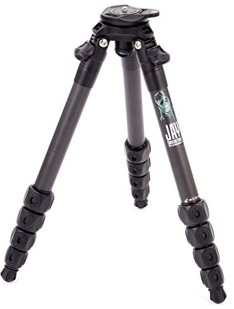 3 Legged Thing Legends Jay Carbon Fibre Levelling Base Tripod - Adjustable Camera and Video Levelling-Base Travel Tripod with 3 Detachable Legs (JAYDARK)