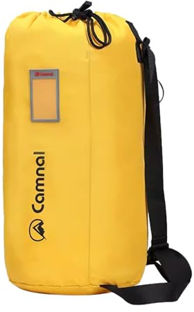 CAMNAL Large Capacity Arborist Throw Bag, Waterproof Folding Shoulder Backpack with Tightness and Carry Straps, Rock Climbing Gear Bag (490ft)