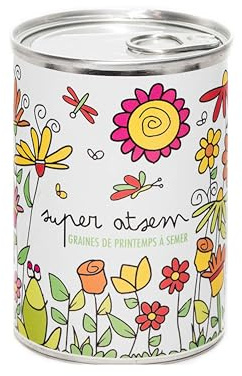 Mauvaises Graines - Kit de Plantes à Semer en Boîte - Cadeau Prof - Offrir comme Cadeau Original Amis Famille Fêtes des prof - Ultra Simple à Utiliser - 100% Fabriqué en France (Super Atsem)