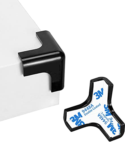 Corner protectors,10Pcs Safety Corner Guards,Table Corner Protectors For Baby,PVC Material Edge Protectors,for Furniture,Range Hood Anti-Collision,5 Colors For You To Choose (Color : Black)