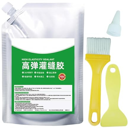 Sigillante per calcestruzzo, riparazione di crepe nel calcestruzzo | Adesivo per riparazione di crepe nel calcestruzzo, 500 g | Calafataggio per calcestruzzo ad asciugatura rapida per tetti, angoli