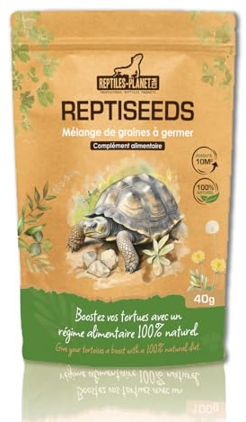 Reptiles Planet Reptiseeds - groddfröblandning för jordisk sköldpadda, 40 g