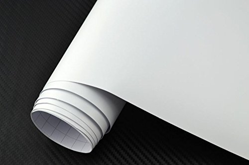 Neoxxim 19,62€/m² Auto Lackschutzfolie Matte Folie Weiss MATT – 30 cm x 152 cm Ladekantenschutz Einstiegsleisten Schutz Zierleisten Schutzfolie Stoßstangenschutz Kantenschutz