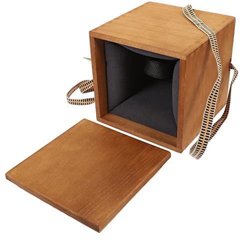 NUOBESTY Vetrina Porta Tazze Da Tè Vintage - Scatola Portaoggetti in Legno Multifunzionale Per Oggetti Artigianali - Sicura E Riutilizzabile
