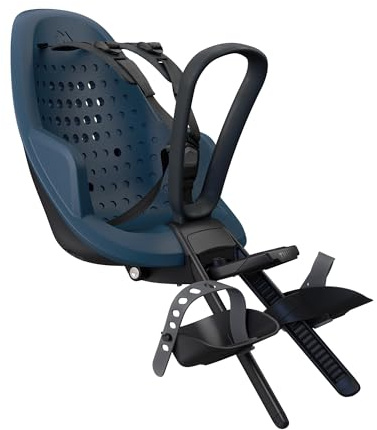 Thule Yepp 2 Mini Siège Vélo Avant pour Enfant Majolica Blue, One-Size