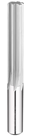 NSNGPAFACZ Mechanical Workshop Tools 50° H7 White Nano Blue Coated Tungsten Steel Straight Groove Reamer 1.0mm-10.0mm Carbide Reamer Reamer(6.5mm)