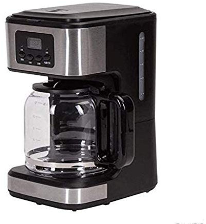 OUBBDVRT Coffee Machine, Filter Coffee Machine,1.8L Capacity Coffee Maker Producing Up To 18Cups,Programmable 24hr Timer With LCD Display,900w,Black,for Espresso Cooker(Color:A（pa Interesting