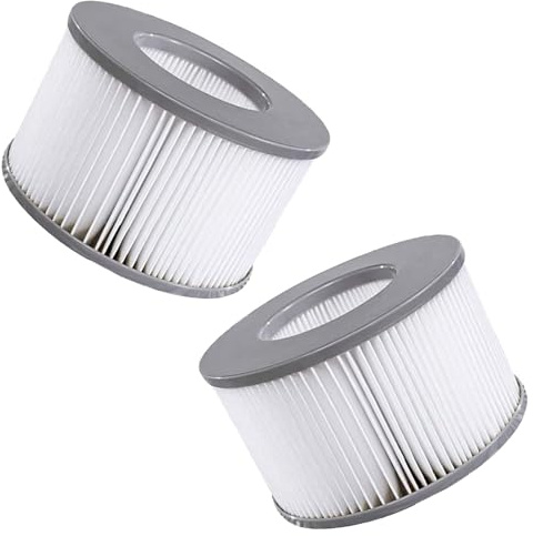 2 Stück Hot Tub Filter Cartridge für MSPA ab 2020 Whirlpool, SPA Pool Filterkartuschen, Kompatibel mit Delight, Premium, Elite, für Aurora, Mont Blanc, Mono, Alpine, Camaro, Nest, Soho, Baikal, Starry | Filterkartusche für MSpa Brast Tekapo Whirlpool, Delight, Premium, Elite, Aurora, Mont Blanc, Mono, Alpine, Camaro, Nest