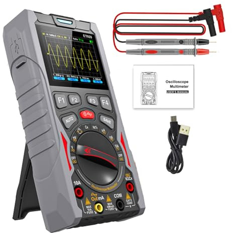 Multimeter Signals Generator Current Capacitance Frequency Test Meter Handheld Oscilloscope 50MSa/s Samplings Rate Multimeter Tester