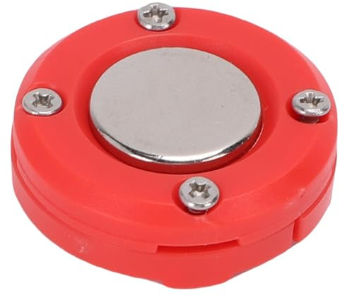 banapoy Support Magnétique de Voiture pour Micro Radio Mobile, Support de Suspension pour Micro CB avec Dos Adhésif pour MH-67A8J, HYT SM16A1, QYT KT-8900 (rouge)