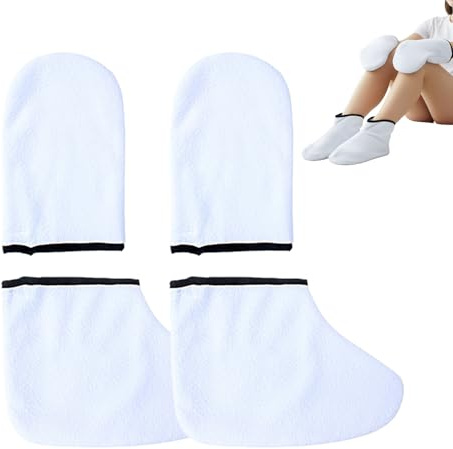 Guantes De Parafina Botas Y Guantes Para Cuidado De Manos Y Pies | Manoplas Y Cubrepiés Reutilizables , Rutina Diaria, Belleza, Relajación, Hombres Y Mujeres Y