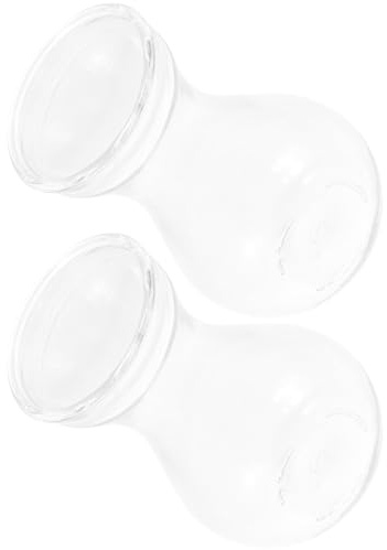 MOTHNUR 2pcs Glass Flower Vase for Hyacinth Bulb Hydroponic Plants, Simple Style Desktop Flower Arrangement Container, Glass Craft Vase for Home Décor