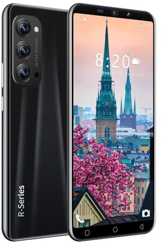 PrzTIk Smartphone débloqué avec écran HD de 5,0 Pouces, 1 Go de RAM et 16 Go de ROM, système d’Exploitation Android 9.0, téléphone Mobile 3G Double SIM (Black)