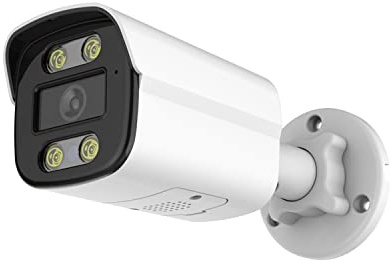 SECULINK 5MP POE Camera Outdoor Security 1920P HD Color Night Vision Human Detection Alarm Metal Case IP66 Waterproof Remote Access