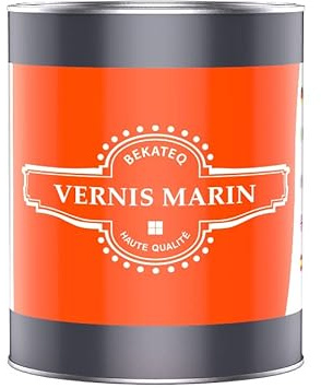 BEKATEQ LS-150 Vernis Bois PU monocomposant 1l Incolore satiné I pour escaliers, parquets, Meubles & Bateaux I Résistant aux intempéries, à l'eau Douce et à l'eau de mer avec Protection UV