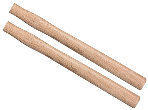 CoCud 2PCS Hammer Handle Replacement, 40cm/16 Oak Wood Flat Comfort Grip Wooden - (Applications: for Hatchet Hammer Oval Eye)
