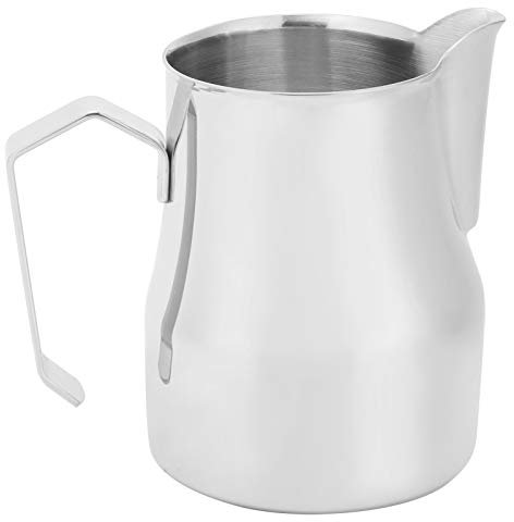 NDNCZDHC Milk Frothing Pitcher with Eagle Mouth, Stainless Steel Milk Frother Cop with Handle, Coffee Pitcher Kitchen Tool for Home Coffee Shop Restaurant (350ml)