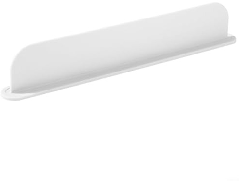 FUANA Paraspruzzi in silicone per lavello, paraschizzi per lavare piatti e lavabo, per cucina (bianco)