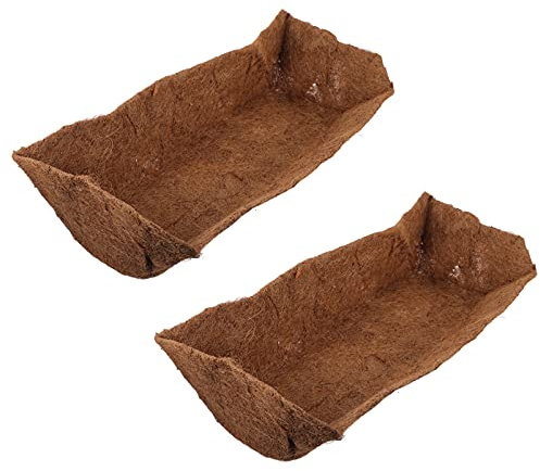 CIMAXIC 2 Stück Rechteckige Pflanztöpfe Gartenblumentopf Blumenpflanztöpfe Gemüseblumentopf Pflanzentopf