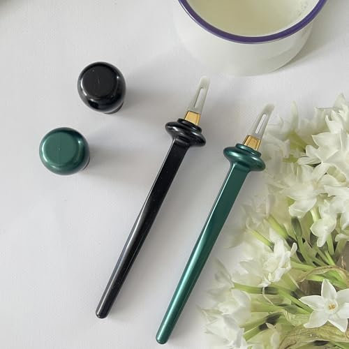 Angzhili 2 x Silikon-Eyeliner-Werkzeuge, Eyeliner-Pinsel, wasserfest, Eyeliner-Führungsstab für wackelige Hände, Anfänger-Make-up