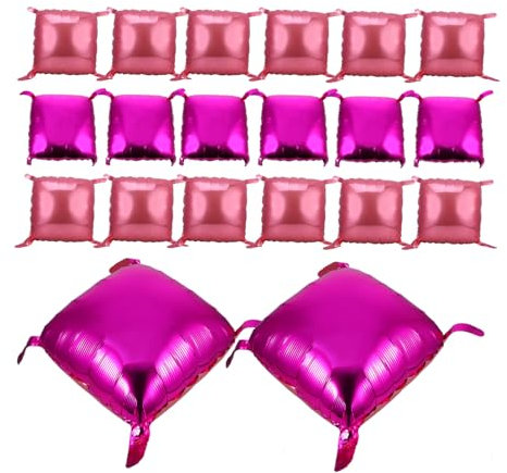 BESPORTBLE 50Stücke Doppelseitige Folienballons Quadratischer Form Mit Party Dekoration Und Geburtstagsfeiern Party Gefälligkeit