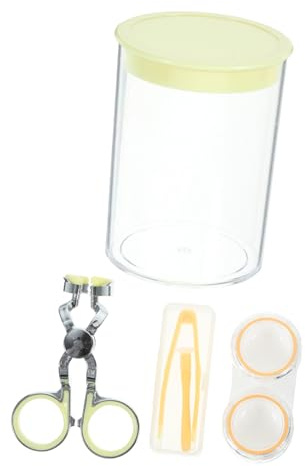 SAFIGLE 1 Ensemble Set Outils de Retrait de Lentilles de Contact Kit Lentilles Bâtonnet Accessoires de Voyage Équipement Compact pour Usage