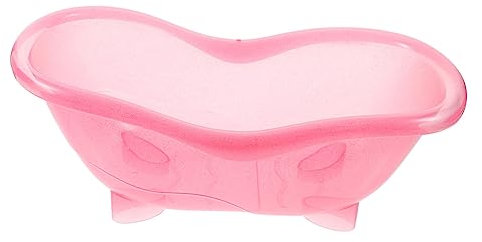 JUMPLAWN Miniature Doll House Bathtub Bathroom Washing Basin Bathtub for Doll House Accessories