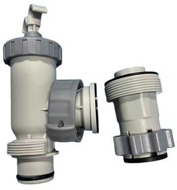 LLHCF Pool Maintenance Upgraded Set Plunger Valves Assembly With Adapter For Efficient Water Flows Control 10747 10722 Pool Maintenance Replacement Parts