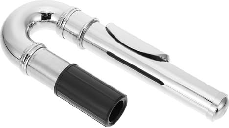 Flötenmundstück in Silber, Versilbert und Vernickelt, 1 Stück | Auswechselbarer Flötenkopf, Einfach zu Montieren, als Ersatzteil für Blasinstrument