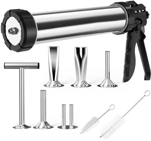Insaccatrice Manuale per Salsiccia, Kit Pistola For Carne Essiccata - For In Acciaio Inossidabile Da 0,9 Kg For Secca E Salsicce Fatte In Casa, Macchina Perfetta