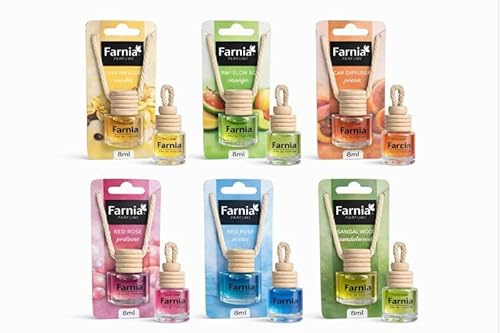 2 X Zeybeks Auto Duftanhänger EDP – Hochkonzentrierter Autoduft zum Aufhängen – 8 ml – Lang anhaltender Lufterfrischer (Bubble gum)