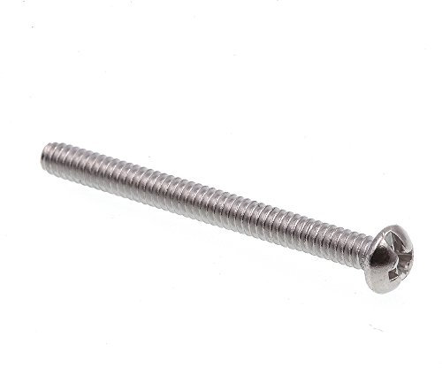 Prime-Line 9003018 Maschinenschraube, Rundkopf, Schlitz/Phillips Combo, Pack of 25, 25