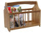 Magazine Rack Robust Bamboo with Handle for Newspapers Newsletters Crosswords Books Storage Natural