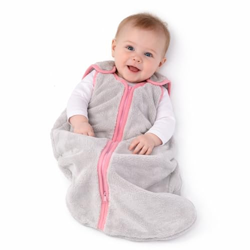 Baby Deedee Sleep Nest Teddy - Sherpa Sleep Sack 2.5 TOG 6-18M Bubble Gum