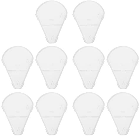 Lurrose 10Er Set Make-up Pinsel Schutzkappen Transparent Für Fächerpinsel Kosmetikpinseln Aufbewahrung Und Schutz Reise