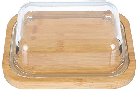 luckxuan Mantequera Caja De Cristal Caja De Mantequilla Mantequilla De Mantequilla Caja De Mantequilla Frigorífico Frigorífico Refrigerador Crisero Caja De Queso Sellada Mantequillera