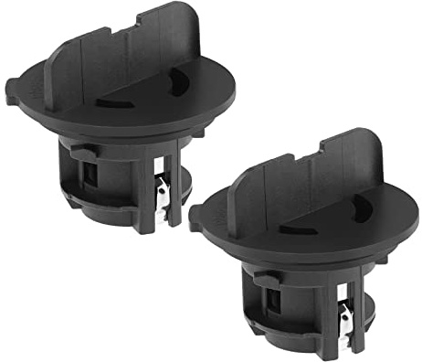 EMSea 2 Stück Blinker-Lampenfassung Ersatz 621546 kompatibel mit Peugeot 207 307 607 807 Blinker Leuchtmittel Sockel Autozubehör ABS