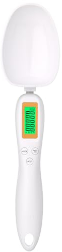Mafiti Cuillère Doseuse à Graduation 0,1g jusqu'à 500g, écran LCD - 4 unités de pesage, Balance Aalimentaire Multifonctions de Cuisine, la médecine et plus encore
