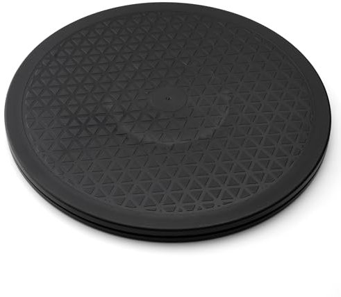 Famgee Lazy Susan - Giradischi girevole da 30,5 cm, resistente, con cuscinetti a sfera in acciaio per monitor a schermo piatto, computer, TV, altoparlanti, bonsai, statue, organizer per armadi