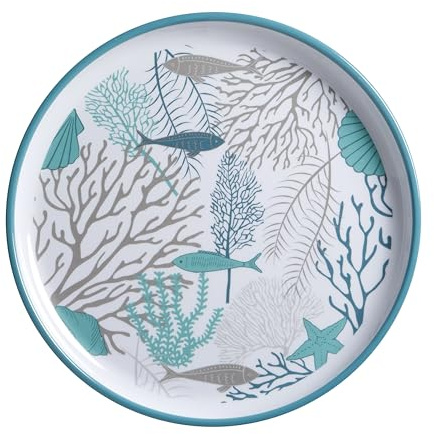 Marine Business Coastal Lot de 6 assiettes plates