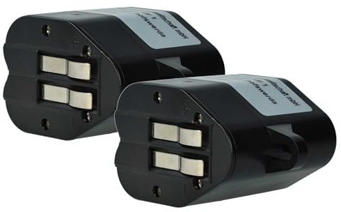 vhbw 2x batteria compatibile con Kärcher Robocleaner RC3000, RC 4.000, RC4000 home cleaner (3000mAh, 6V, NiMH)