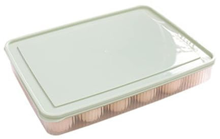 Eierboxen, Transparente Eieraufbewahrungsbox aus Kunststoff, Eierregal für Den Küchenkühlschrank mit Deckel, Rutschfester Eierbehälter, Stapelbarer, Pflegeleichter Eierhalter, Eieraufbewahrungsbox Bie