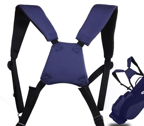 Wezalget Ersatzriemen für Golftaschen, Nylon-Gurte, Schultertaschengurte – doppelte Golftaschengurte, weiche Golftasche für Damen und Herren, Golftaschen