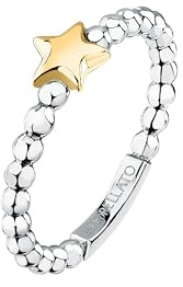 MORELLATO Talismani Anello da Donna in Acciaio con Stelline Grigio Lusso
