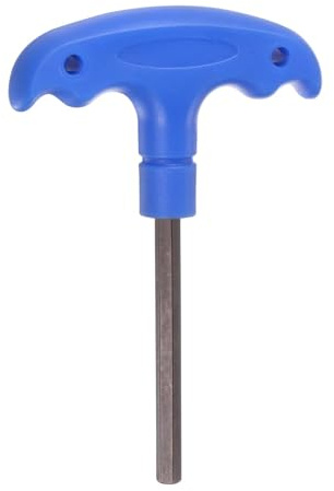 TOP-VIGOR 1Pcs H6 T-Handle Hex Key Wrench, 6mm S2 Steel T-Key Inner Hexagon Spanner Allen Key Allen Key Repair Tool