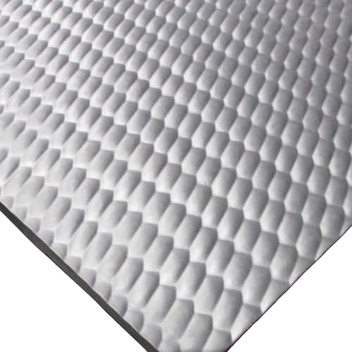 Horse Stable EVA Floor Mats - Cushioned - Insulating - 34 mm Thick - 6 ft / 183 cm x 4 ft / 122 cm - Raised Coin Pattern Underside For Drainage (4 Mats)