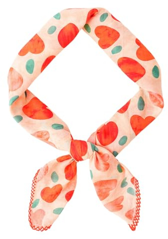 DAMILY Bandana Damen Baumwolle Halstuch Sommer Schal Haarschal Kopftuch