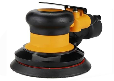 Máquina pulidora neumática LIJADORA Orbital neumática de 5 pulgadas/6 pulgadas, pulidora de aire de 125mm/150mm, máquina rectificadora excéntrica de 5mm con aspiradora de aire Para trabajos de carpint