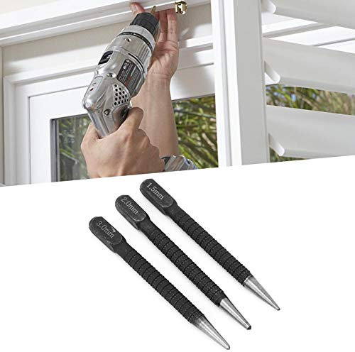 Punzón Central para Metal, Punzón Central Automático, Punzón Central, 3 Piezas, Herramienta de Marcado de Madera, Punzón Central, Marcador Combinado, Herramienta de Punzonado de